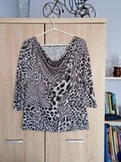 Bluzka w panterkę na rozmiar M. Stan: jak nowa.