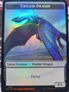 MTG Timeless Dragon // Zombie token *FOIL*