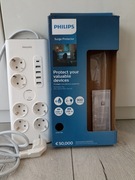 Listwa przeciwprzepięciowa Philips 2 m 6 gniazd