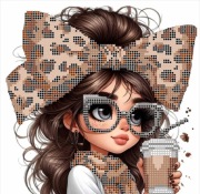 Zestaw haftu koralikovego 