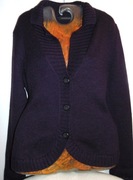 Repeat. Fioletowy kaszmirowy sweter  38/40