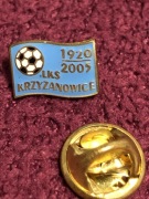 LKS Krzyżanowice 85lat odznaka mocowana na pin