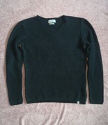 Ciemnogranatowy sweter męski JACK & JONES Rozmiar S | 100% Bawełna 
