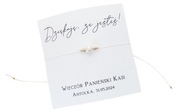 Bransoletka team bride wieczór panieński perła seashell