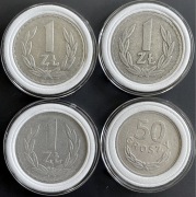 Zestaw monet PRL 1 zł 1957 i 50 gr