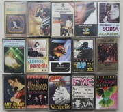 Zestaw 15 kaset magnetofonowych z muzyką POP