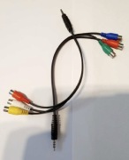 Adapter Jack 3.5mm 4P – RCA 3x CINCH RGB A34