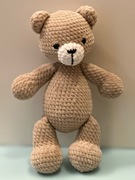 Miś wykonany na szydełku