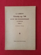 Etiudy op.740 na fortepian, zeszyt I. Czerny.