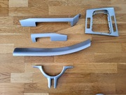 Dekory listwy wewnętrzne srebrne dekor 5szt BMW 3 E46 CABRIO