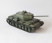 1/35 KV-220 , sklejony, gotowy model.