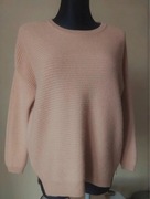 MARKS&SPENCER GRUBY SWETEREK OVERSIZE 100% KASZMIR 