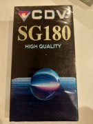 Kaseta vhs CDV SG 180 folia zafoliowana