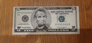 sprzedam 5$ USA 1999rok