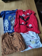 Koszulki longsleave x 4 star wars H&M 122 128 6  