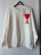 Ami Paris nowy z metka damski sweter kremowy AS oryginał 