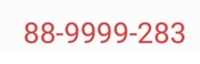 Zloty numer. 88-9999-283