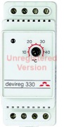 Termostat Devireg 330 +10C / -10C regulator 140F1070