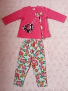 Komplet dla dziewczynki w stylu newbie, r. 74