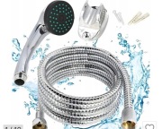 Słuchawka prysznicowa + uchwyt + wąż 120cm