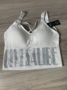 Piękny top z wszytymi miseczkami 