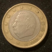 Belgia. 1 euro. 1999 rok. Albert II. 