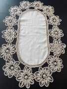 CUDO !!! OWALNY BIEŻNIK SZYDEŁKOWY-RĘCZNA ROBÓTKA