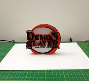 Demon Slayer dekoracja logo
