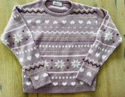 SWETER H&M 122/128 ŚNIEŻKI OKAZJA