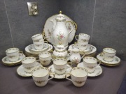 Serwis do kawy Rosenthal Sanssouci Moosrose 12 os