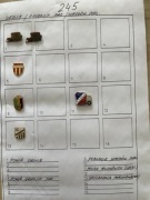 245. Odznaki klubowe - Siedlce, Grodzisk Mazowiecki, Sokołów P., Milanówek