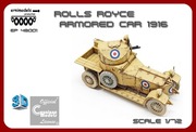 Model z druku 3D Rolls Royce Armored Car 1916 1/72