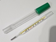 kolekcjonerski Termometr Szklany Lekarski Retro/klasyk( Nieużywany,sprawny)