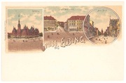 ELBLĄG~ Gruss aus Elbing~ ca. 1900 Litografia~ STAN!!
