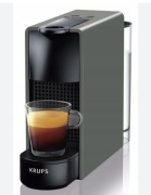 Ekspres kapsułkowy Krups Nespresso Essenza Mini 19 bar czarno  szary