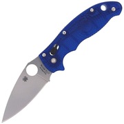 Nóż składany Spyderco Manix 2 FRCP Blue, CTS BD1N Plain (C101PBL2)
