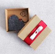 Duże Filcowe Serce Handmade – Idealne na Walentynki