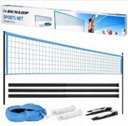 Siatka do siatkówki badmintona Dunlop 609 x 220 cm