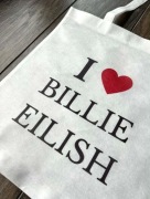 Torebka torba tote bag materiał non woven billie eilish 