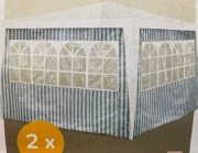 Dwie Zasłony do Pawilonu Namiotu z Oknami 295x195