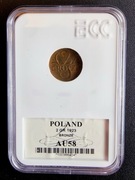 II RP 2 grosze 1923 BRĄZ - PRÓBA - Grading