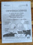 folder obwieszczenie 7 Eurokazimierzy 2009 Dukat lokalny