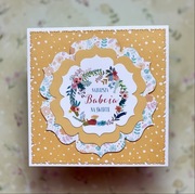 Kartka na Dzień Babci ręcznie robiona, z kopertą