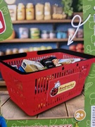 Koszyk sklepowy Na zakupy Biedronka zabawka dla dziecka Warzywa Owoce