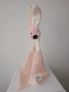 Szmatka przytulanka handmade BIO kocyk Króliczek