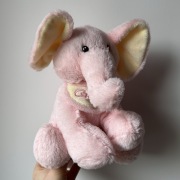 Maskotka pluszak różowy słoń słonik dla dziewczynki GIRL 24cm