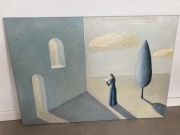 Mariusz Stawarski Blues - oryginał 70 na 100 cm, olej na płótnie