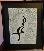 Obraz "taniec" ręcznie wykonany