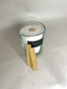 Świeca sypana z wosku palmowego „Krem Waniliowy” –pojemnik okrągły