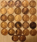 1 CENT USA 1910 - 1939 LINCOLN  27 SZT, KAŻDA INNA